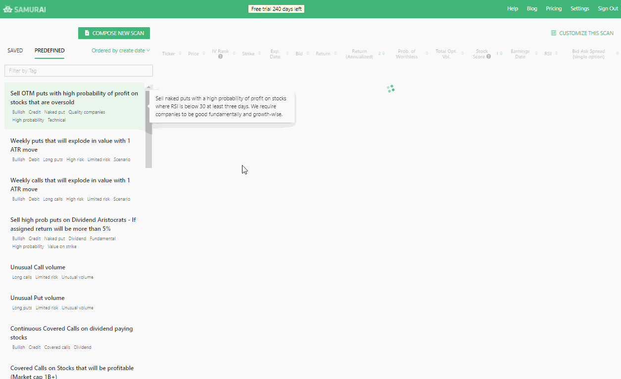 New Analyze tab