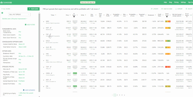 Options Scanner