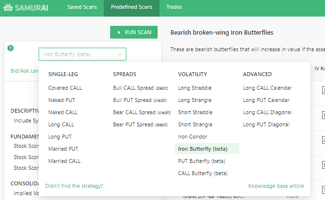 New stratregy selector