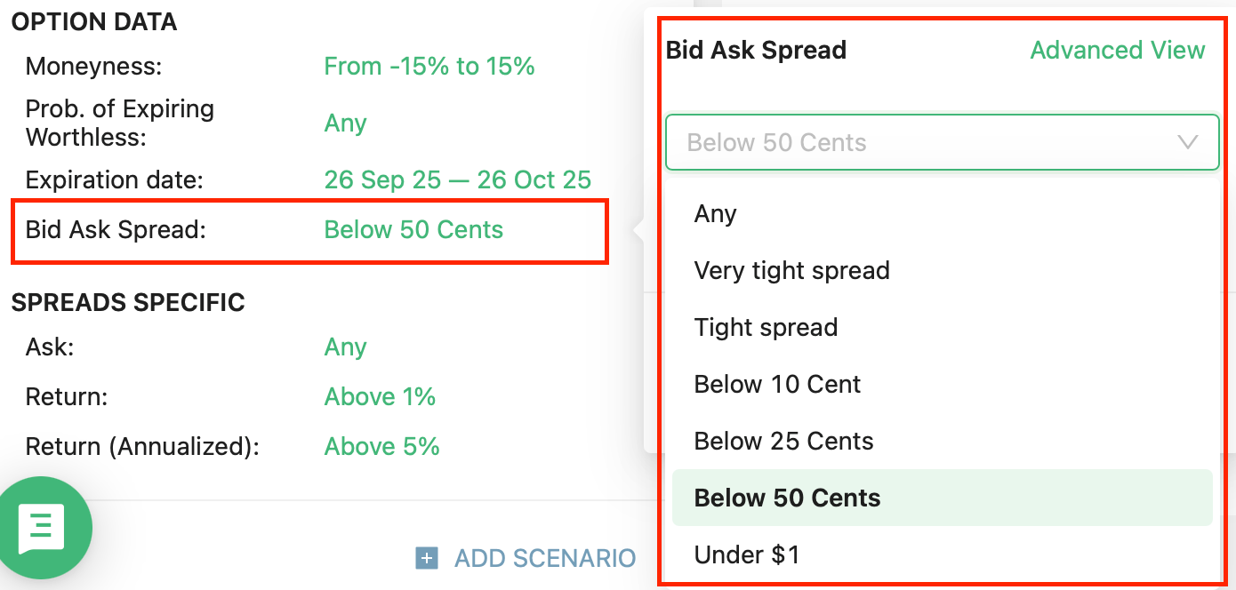 bid ask spread