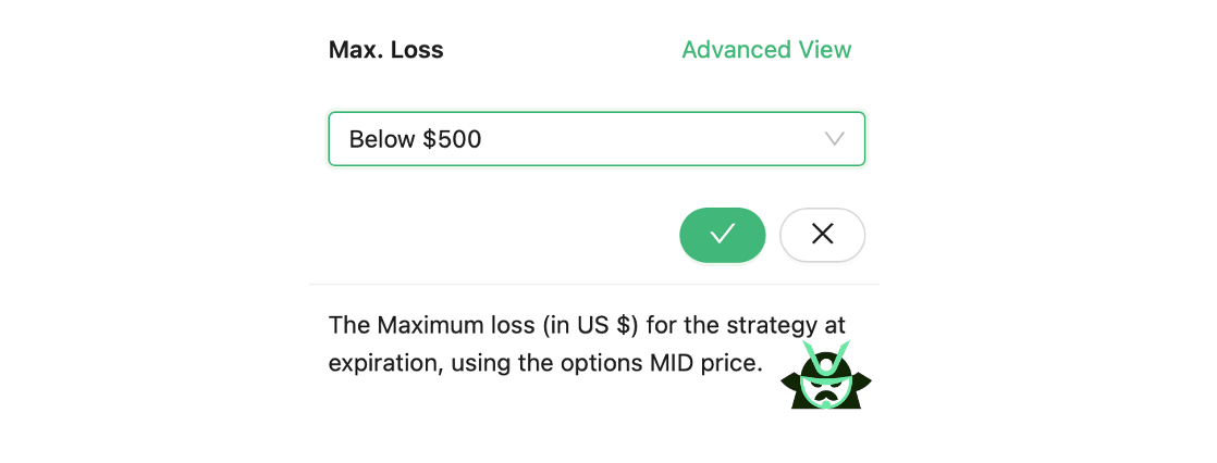 max loss